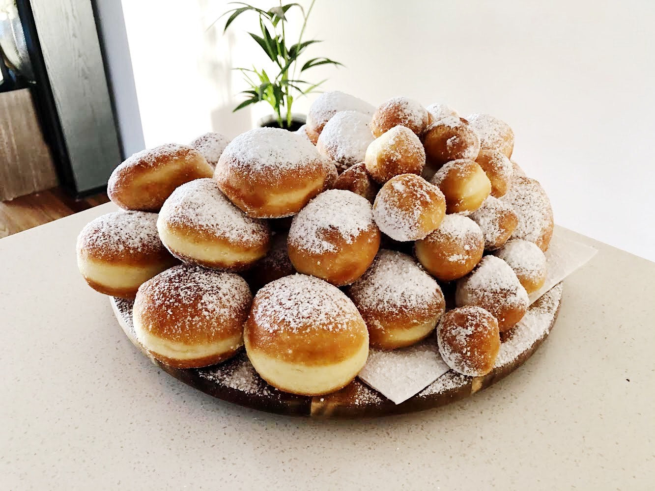"Krofne" fried doughnuts