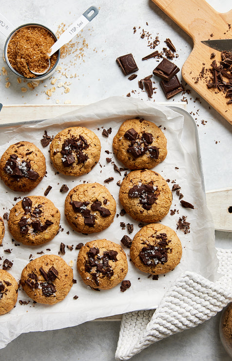 Brown butter chocolate cookies