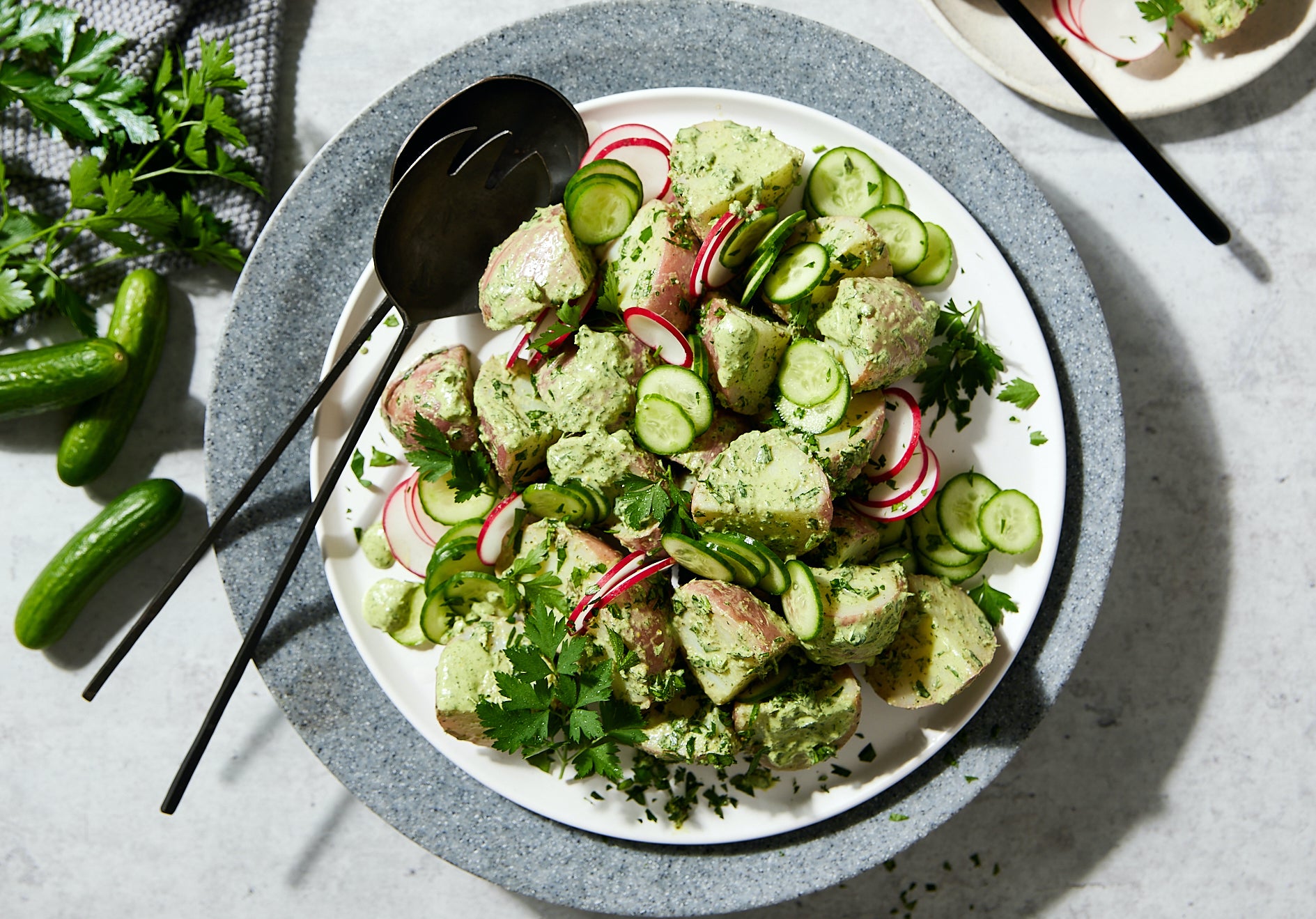 Summery potato salad