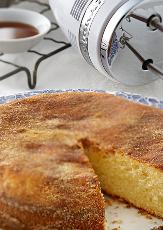 Quick mix vanilla tea cake