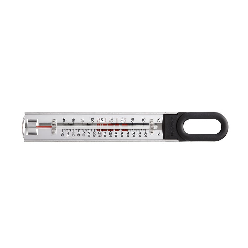 Candy Thermometer, Clip Attachment with Easy to Read Red and Black Numbers  Bold