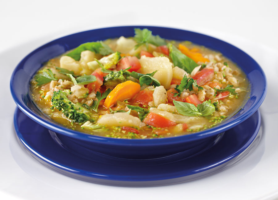 Old fashioned barley and vegetable soup