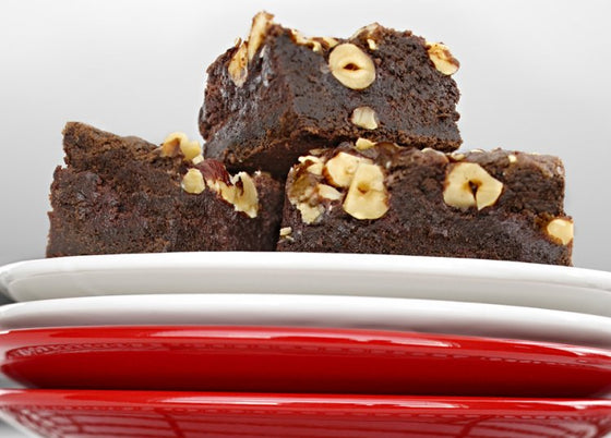 Fudgy gluten free chocolate brownies