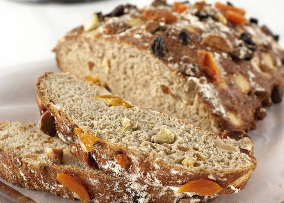 Rustic fruit bread