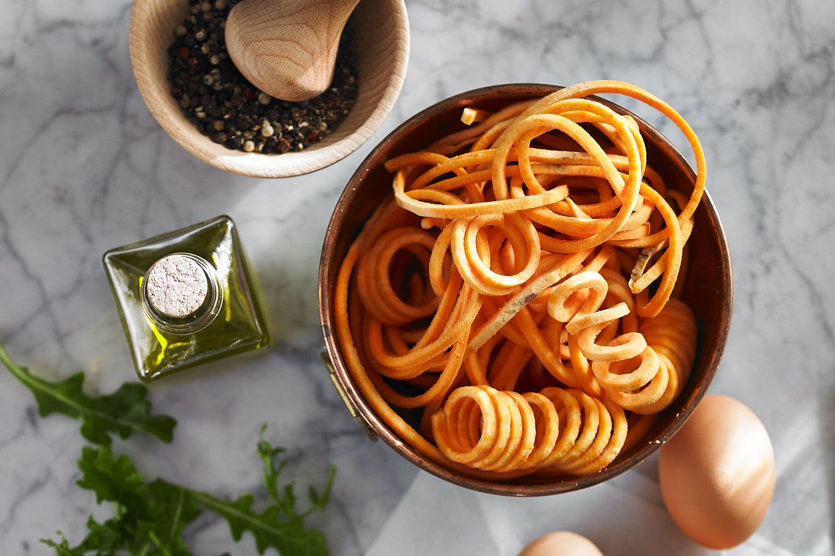 Three ways with Spiralized Carrot Noodles