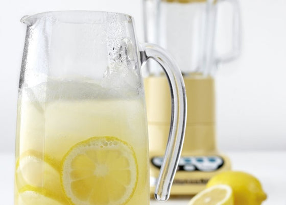 Icy homemade lemonade