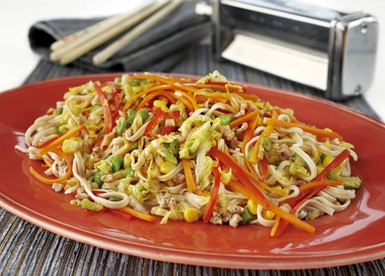 Family home made chow mein