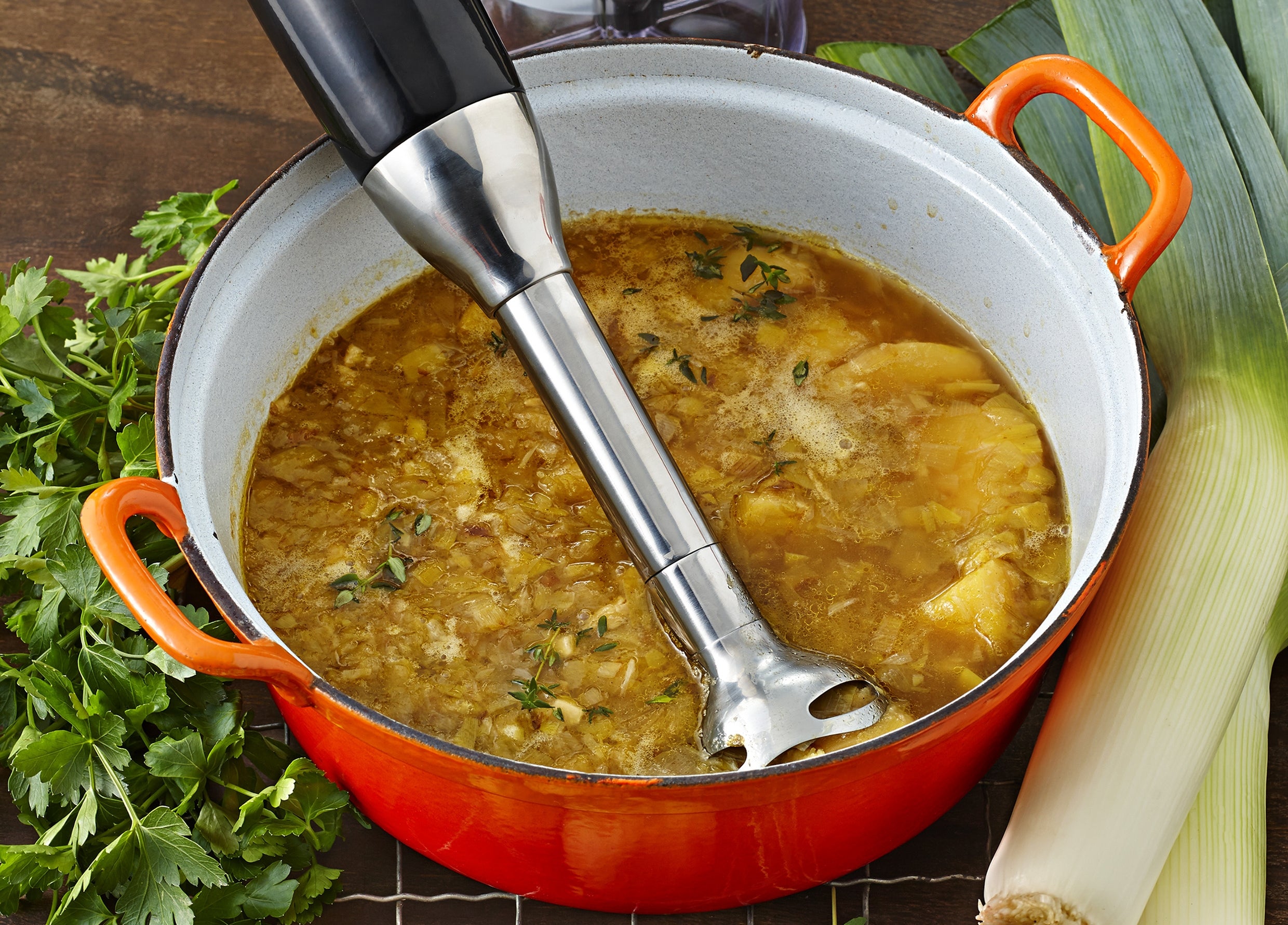 Potato and leek soup