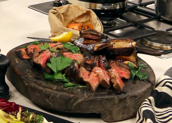 Kate Gibbs Citrus grilled short ribs