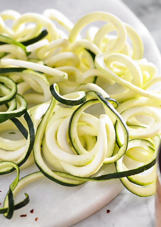 Three ways with Zucchini Noodles