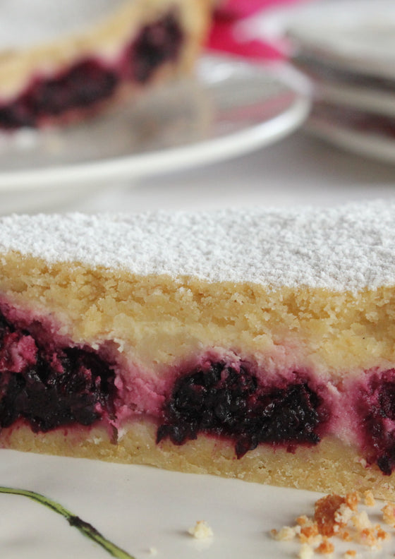 Dominique Rizo’s Mulberry and quark cheese cake tart