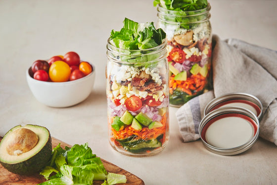 Mason Jar Cobb Salad