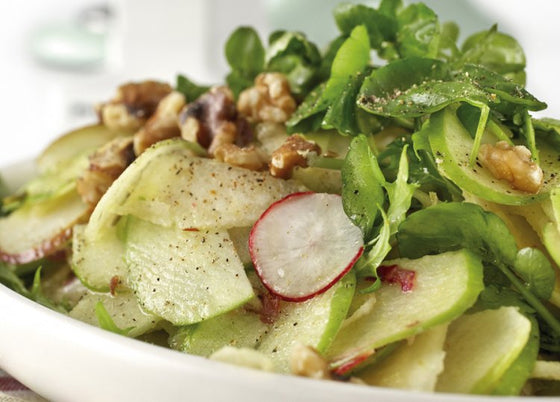 Radish, Apple and Walnut Salad Recipe