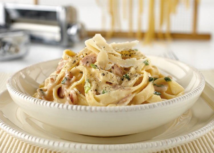 Fettuccine alla carbonara