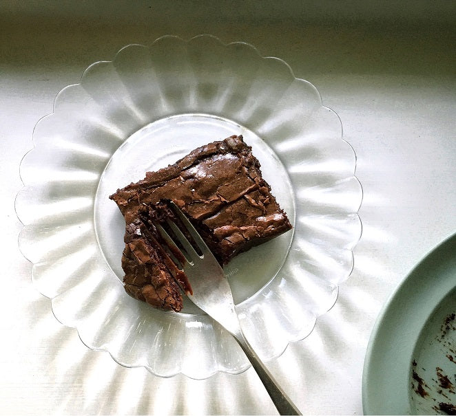 Rye Chocolate Brownies by Florence Knight