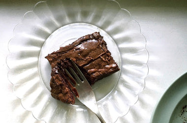 Rye Chocolate Brownies by Florence Knight