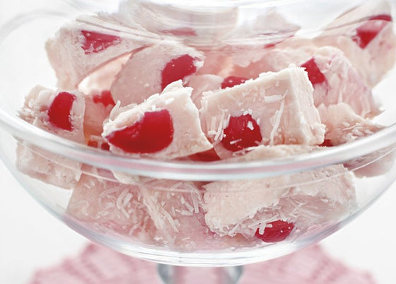 Pink coconut ice delight