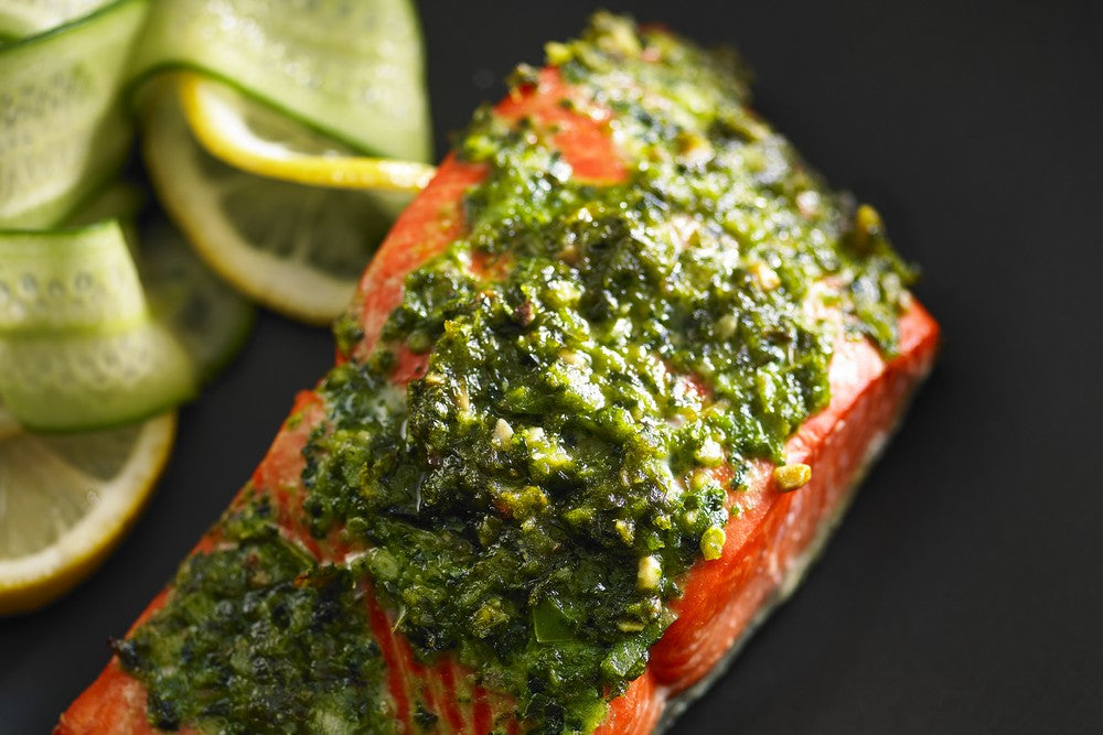 Baked Fish with Thai Pesto