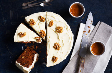 Carrot and walnut cake