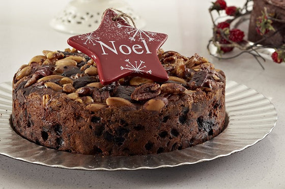 Chocolate & Nut Fruit Cake