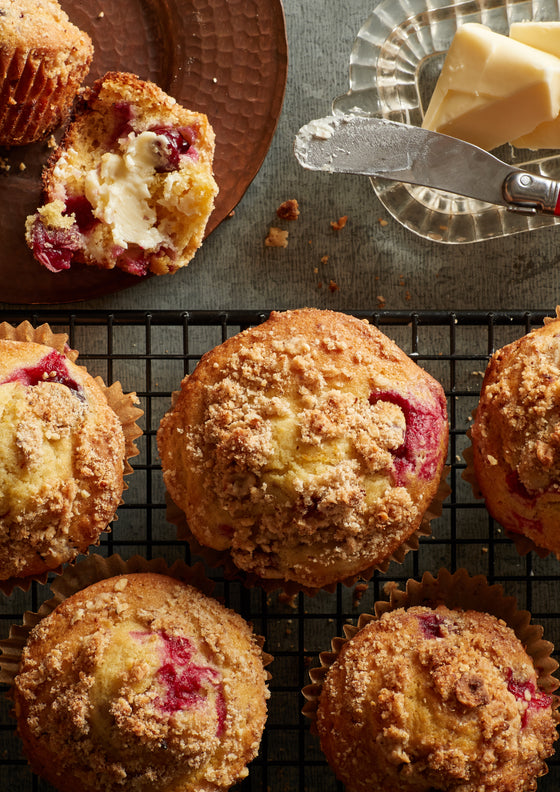 Vegan cranberry muffins