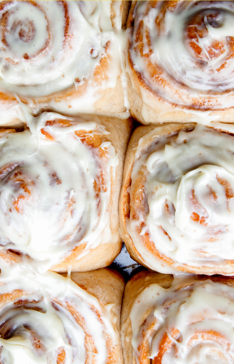 Espresso Glazed Cinnamon Scrolls