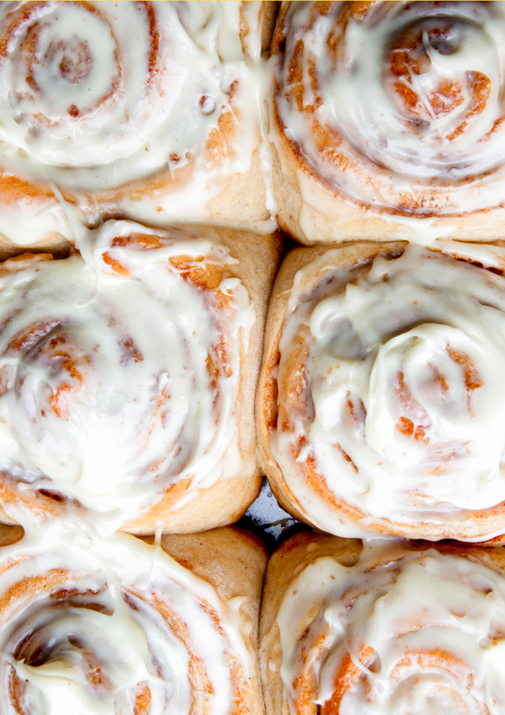 Espresso Glazed Cinnamon Scrolls