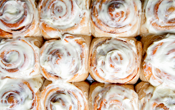 Espresso Glazed Cinnamon Scrolls