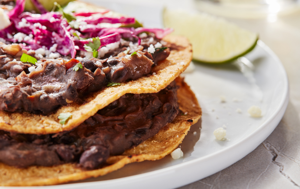 Refried black beans