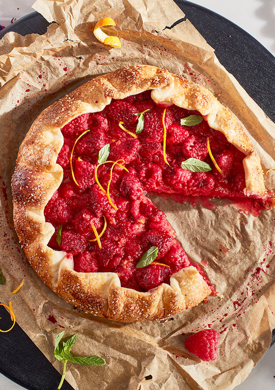Hibiscus raspberry galette