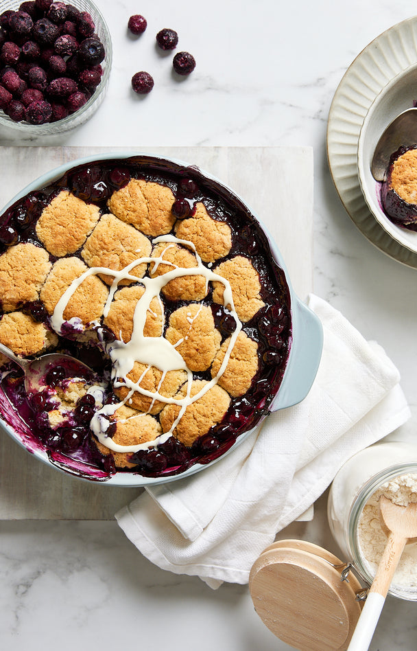 Blueberry cobbler