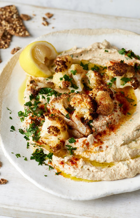 Roasted cauliflower hummus