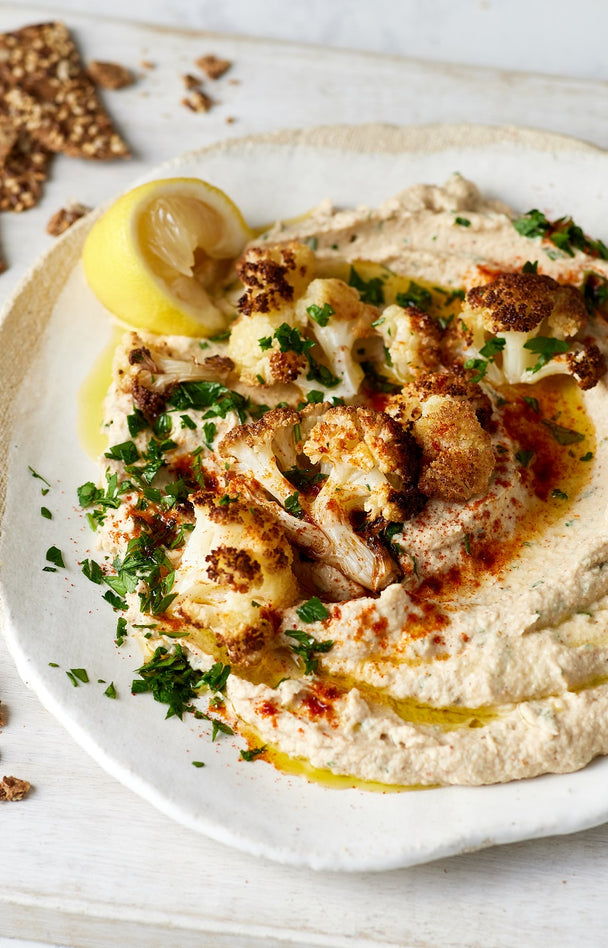Roasted cauliflower hummus