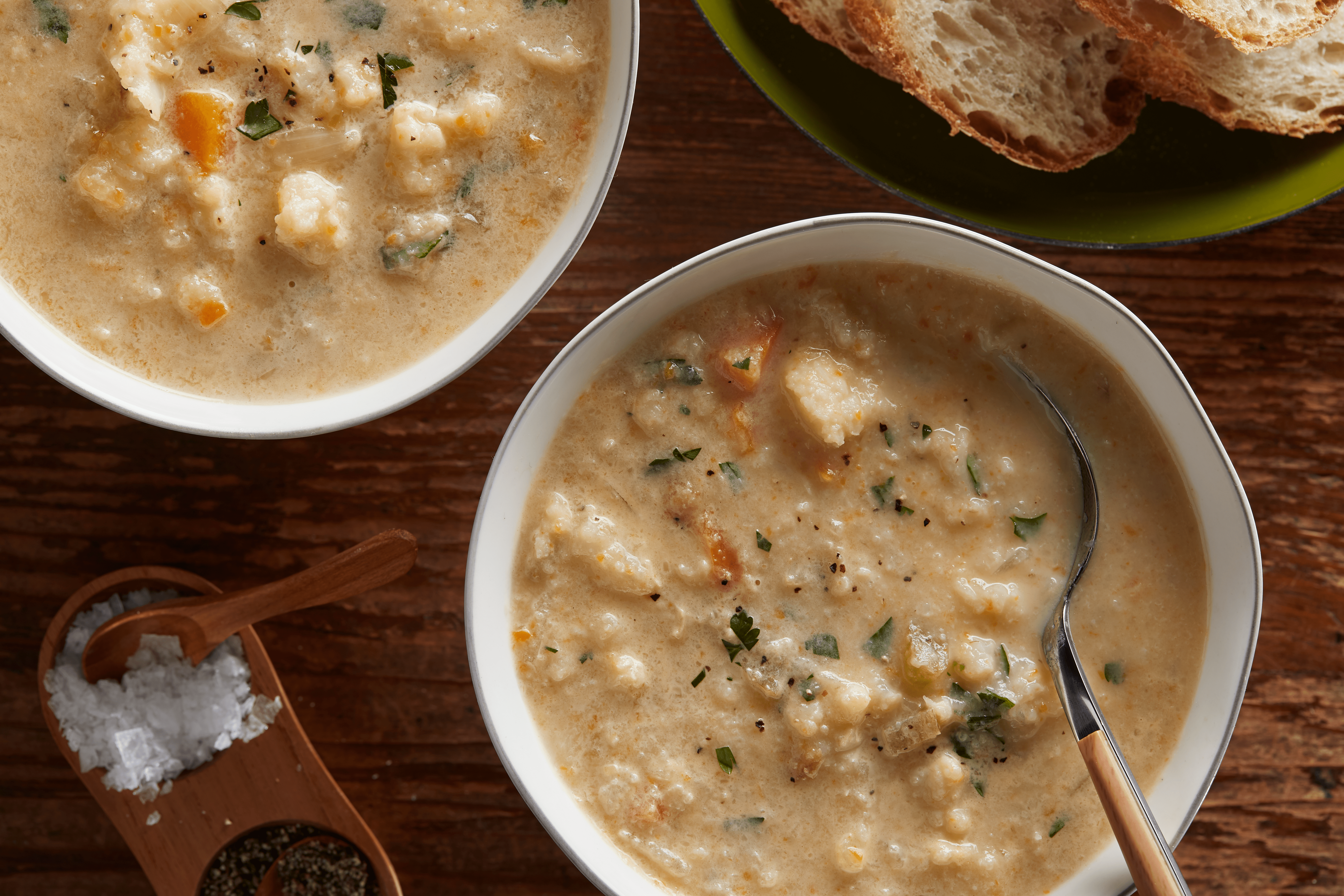 Creamy Roasted Cauliflower Soup