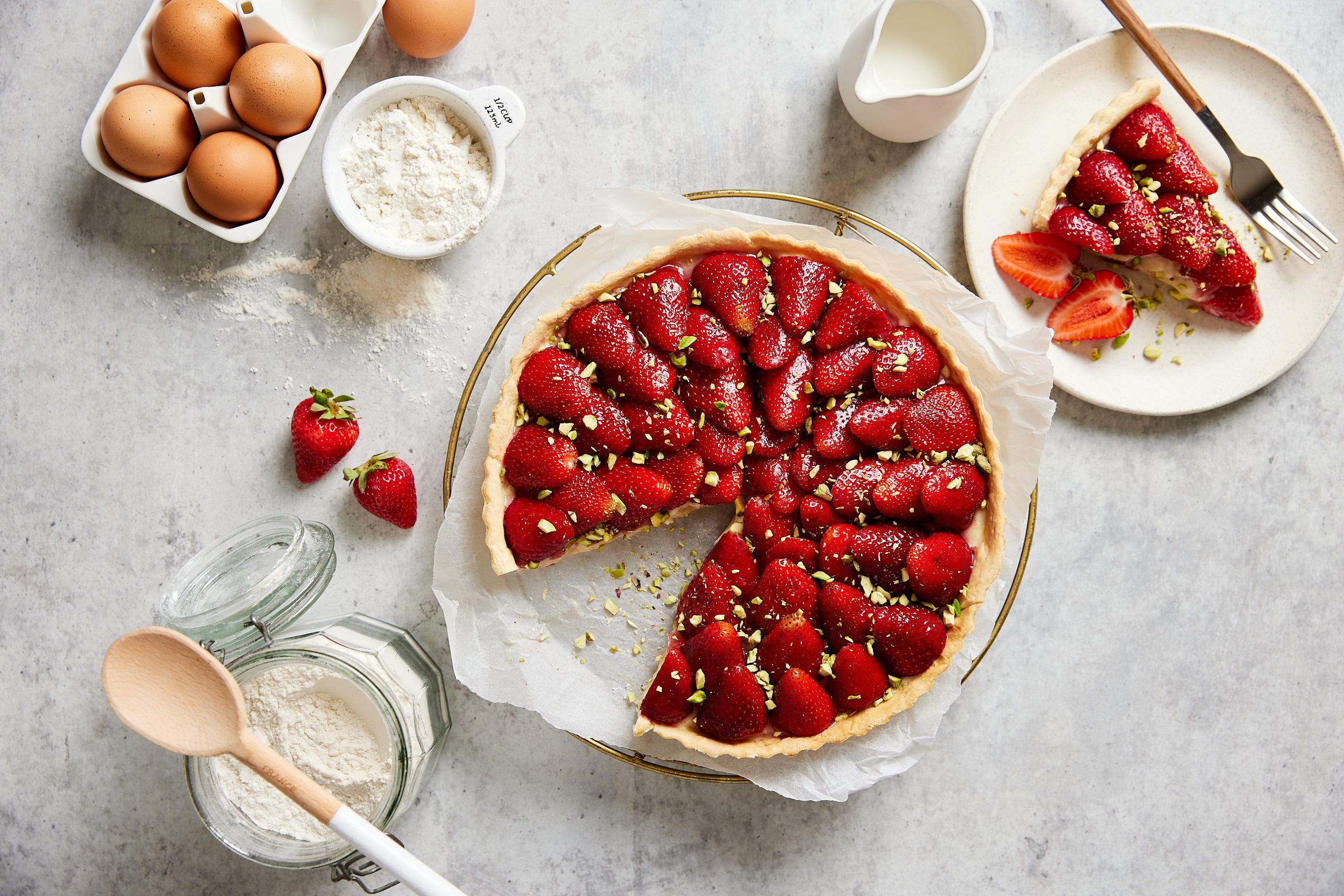 Strawberry tart