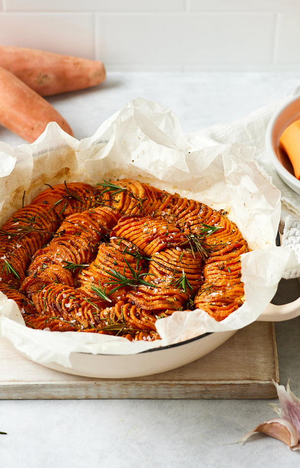 Roasted smoked sweet potato bake