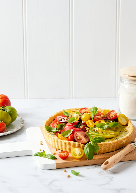 Tomato & goat's cheese tart