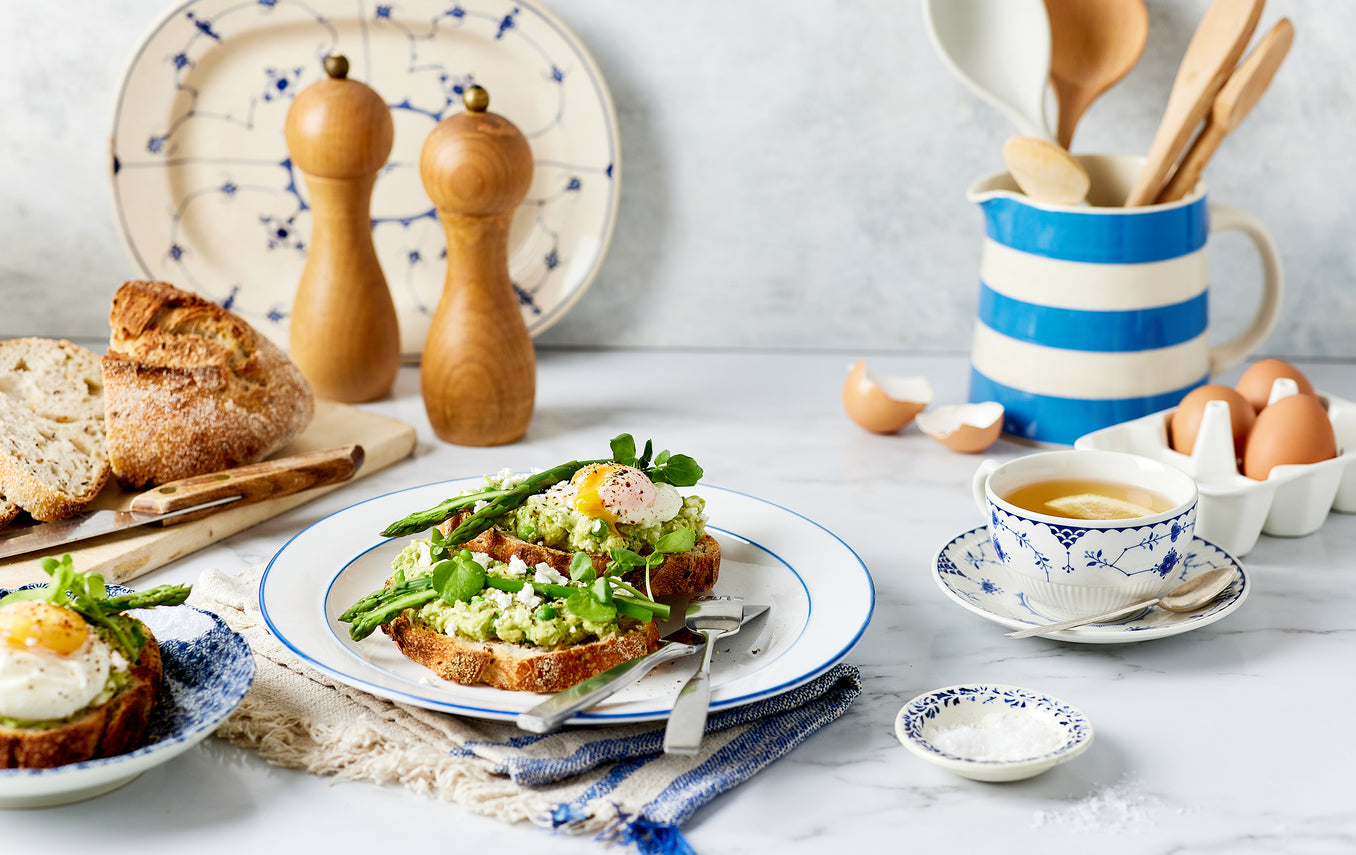 Mother's Day Breakfast: Avo Toast with Feta and Poached Eggs