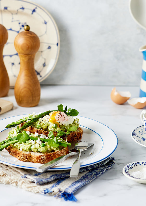 Mother's Day Breakfast: Avo Toast with Feta and Poached Eggs