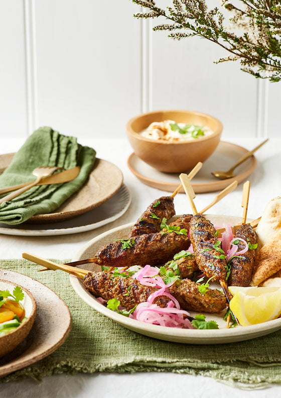 Moroccan beef kebab