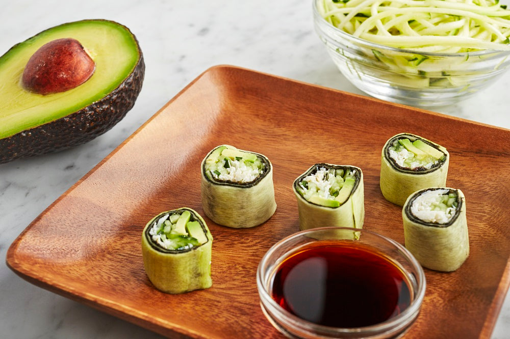 Avocado crab rolls