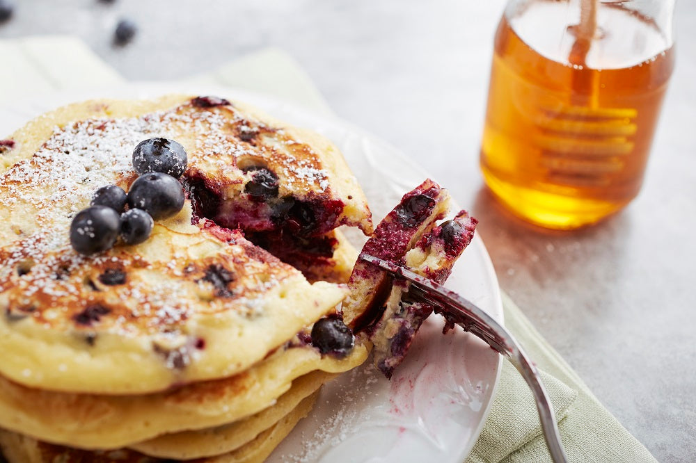 Blueberry pancakes