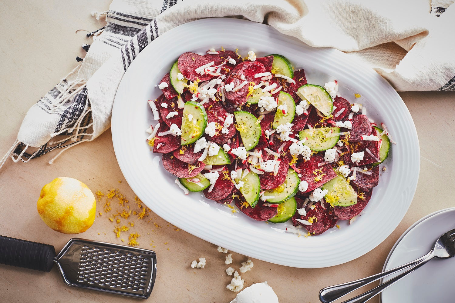 Lemony Beet and Radish Salad