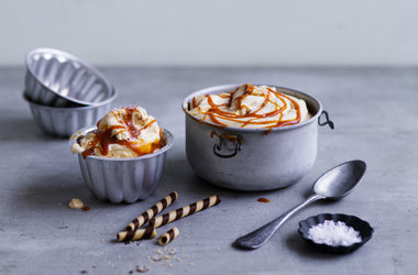 Salted caramel ice cream