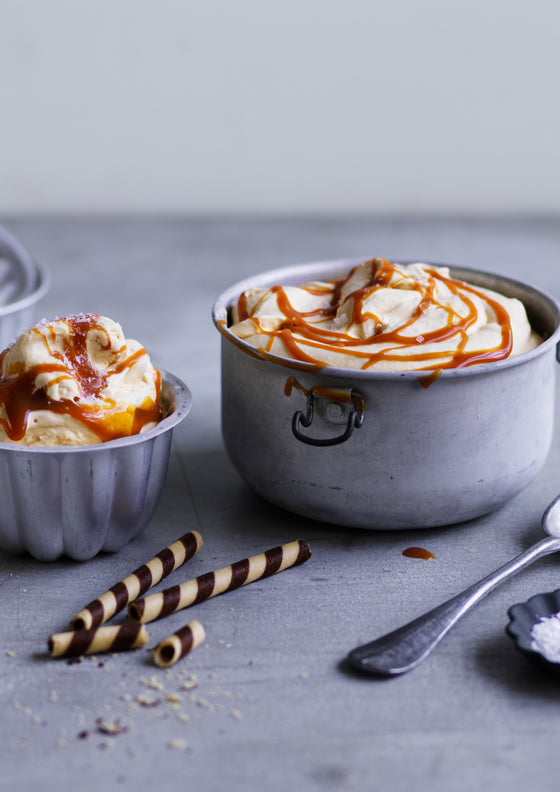 Salted caramel ice cream