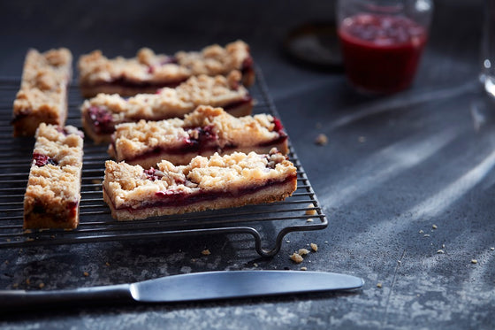 3 Berry Crumble Bars