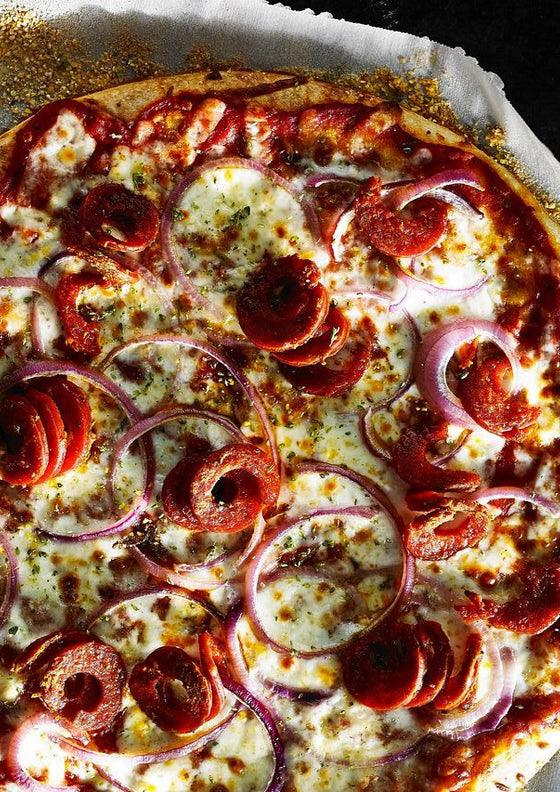 Spiralized pepperoni pizza recipe