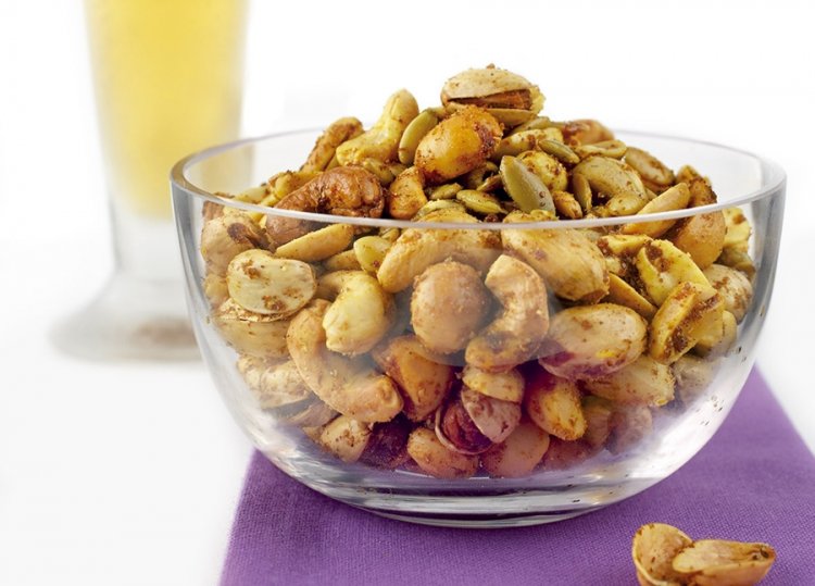 Gourmet roasted and spiced beer nuts