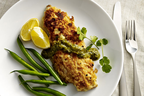 Fillets with Mole Verde