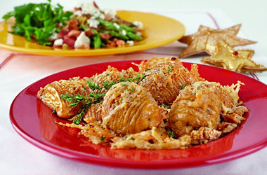 Crunchy asparagus warm salad